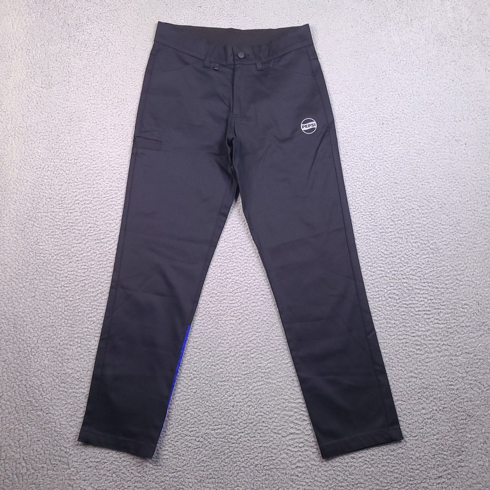 Pepsi Mens Workwear Pants Black‎ 30x30 Uniform PM-PNT Utility Trousers Logo A2